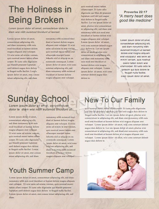 Mother's Day Flowers Church Newsletter | page 2