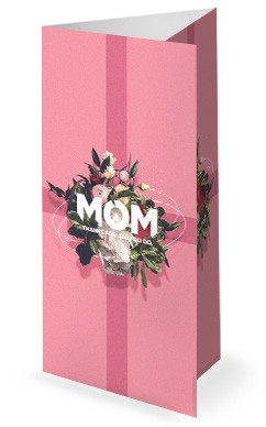 Mother's Day Pink Church Trifold Bulletin