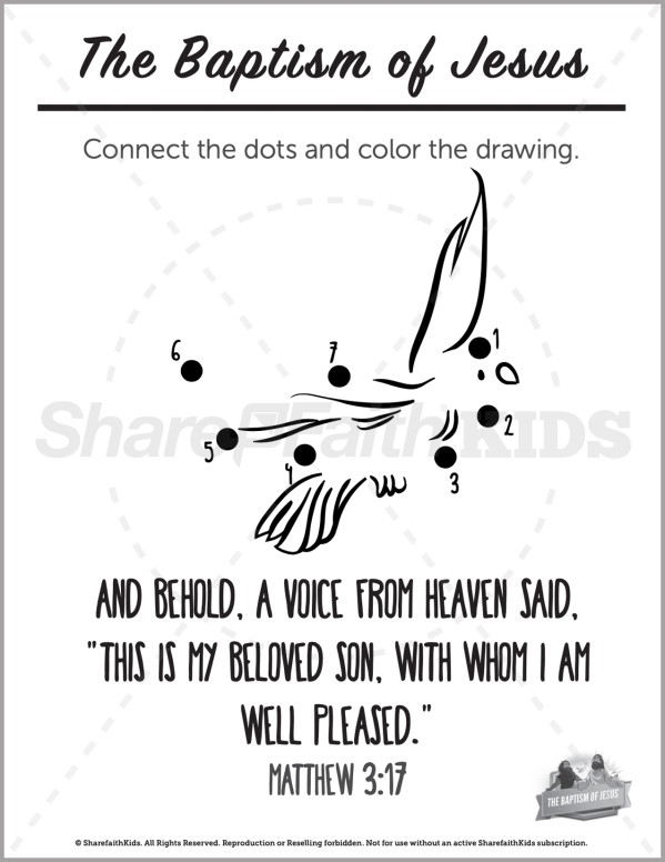 Jesus Dot To Dot Printable