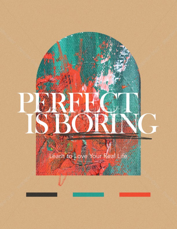 Perfect Is Boring Church Flyer Thumbnail Showcase