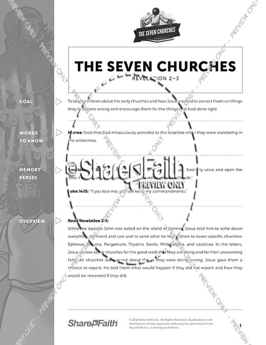 Revelation 2 3 The Seven Churches Curriculum Thumbnail Showcase