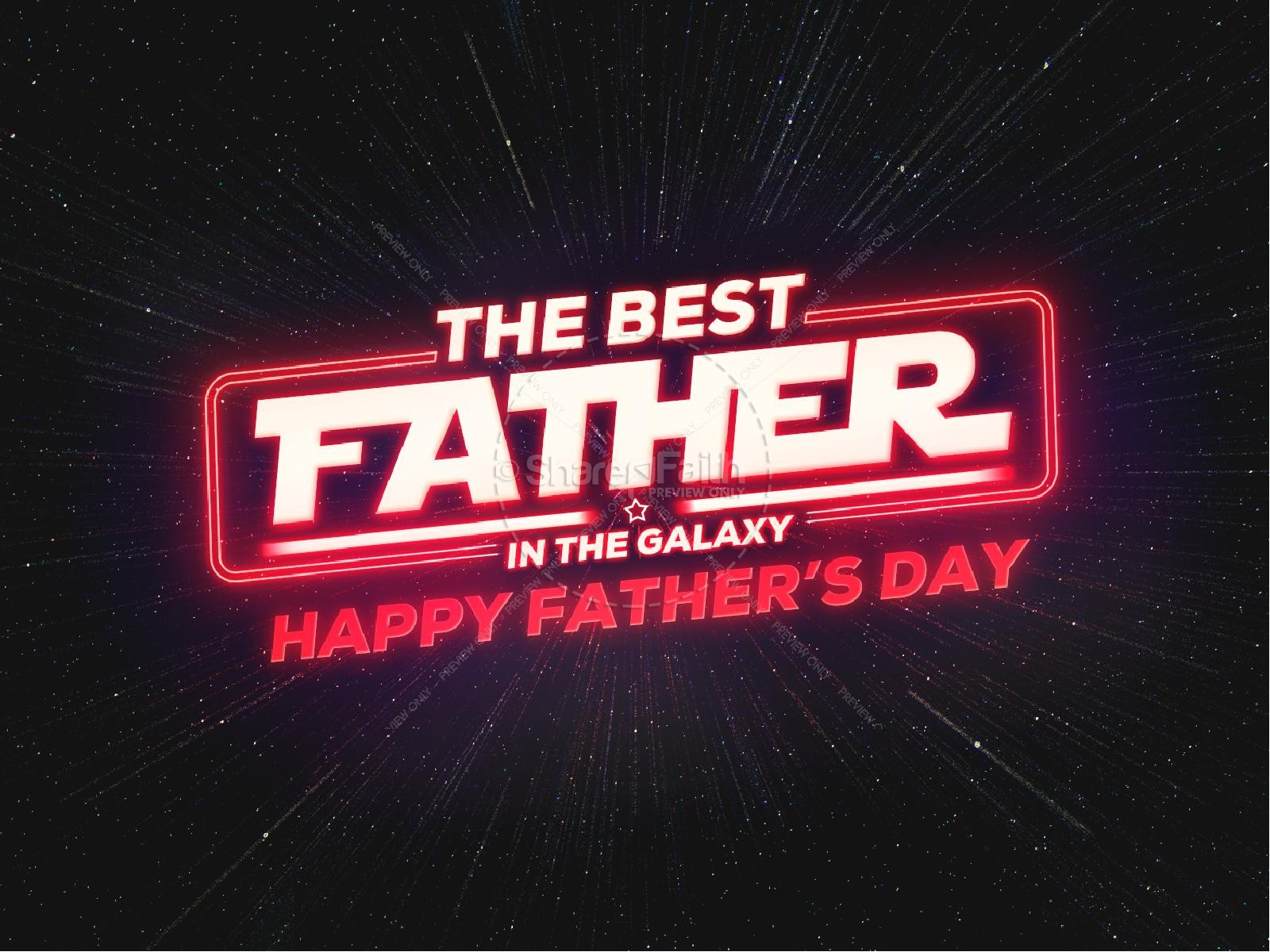 Father's Day Galaxy Church PowerPoint