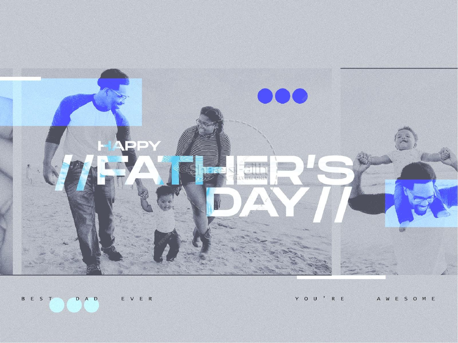 Father's Day Best Dad Church PowerPoint