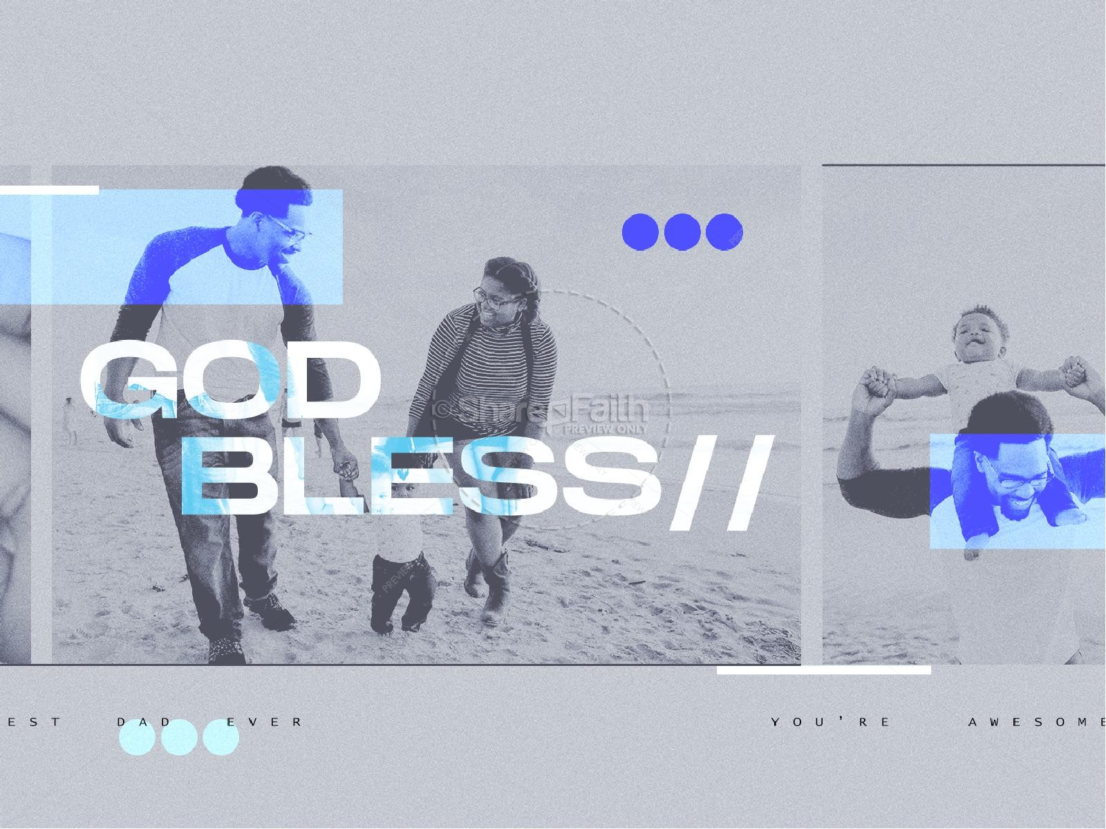 Father's Day Best Dad Church PowerPoint Thumbnail 4