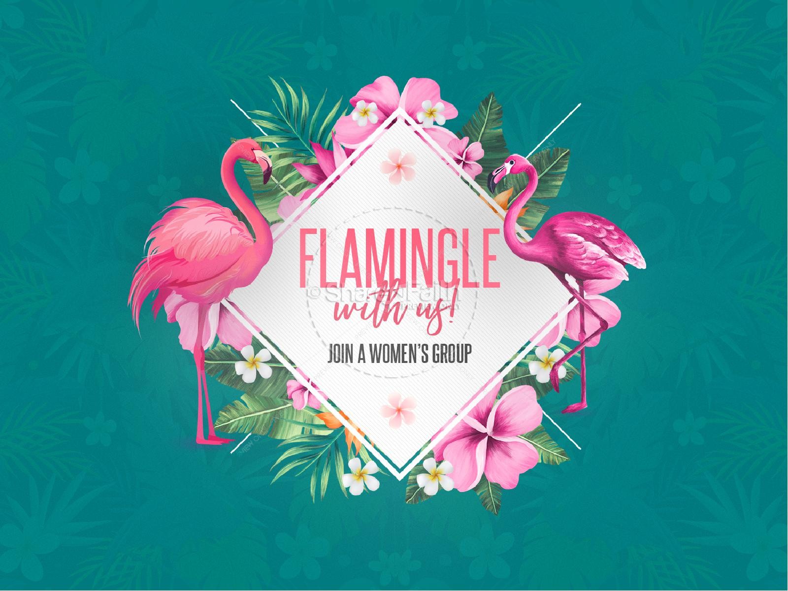 Flamingle Women's Group Church PowerPoint Thumbnail 1