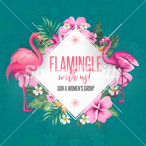 Flamingle Women's Group Social Media Graphic Thumbnail Showcase