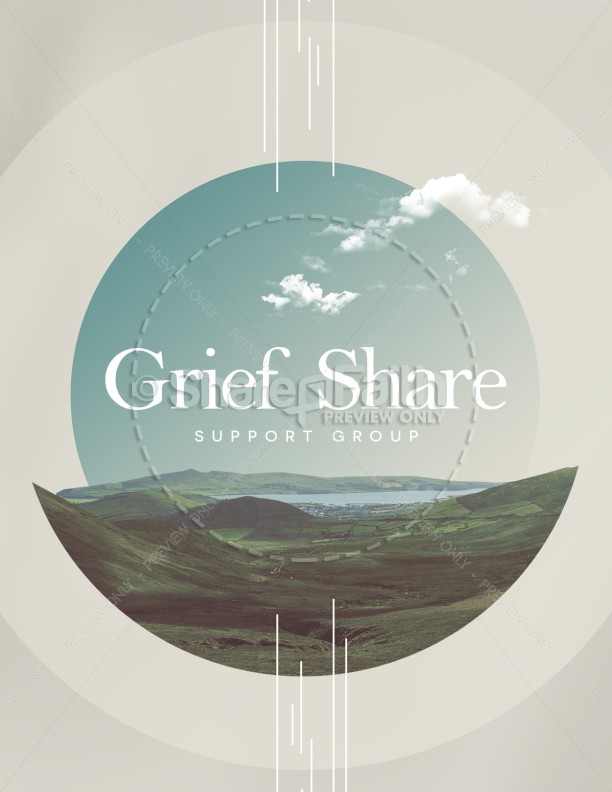 Grief Share Church Flyer Thumbnail Showcase