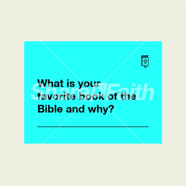 Favorite Bible Book Social Media Graphic Thumbnail Showcase