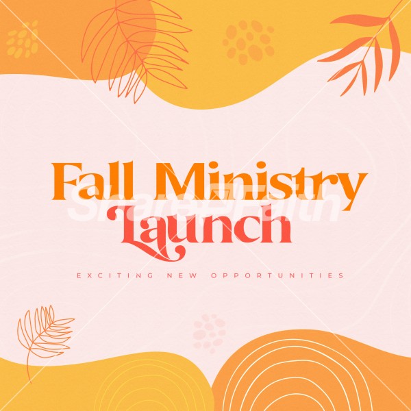 Fall Ministry Launch Social Media Graphic Thumbnail Showcase