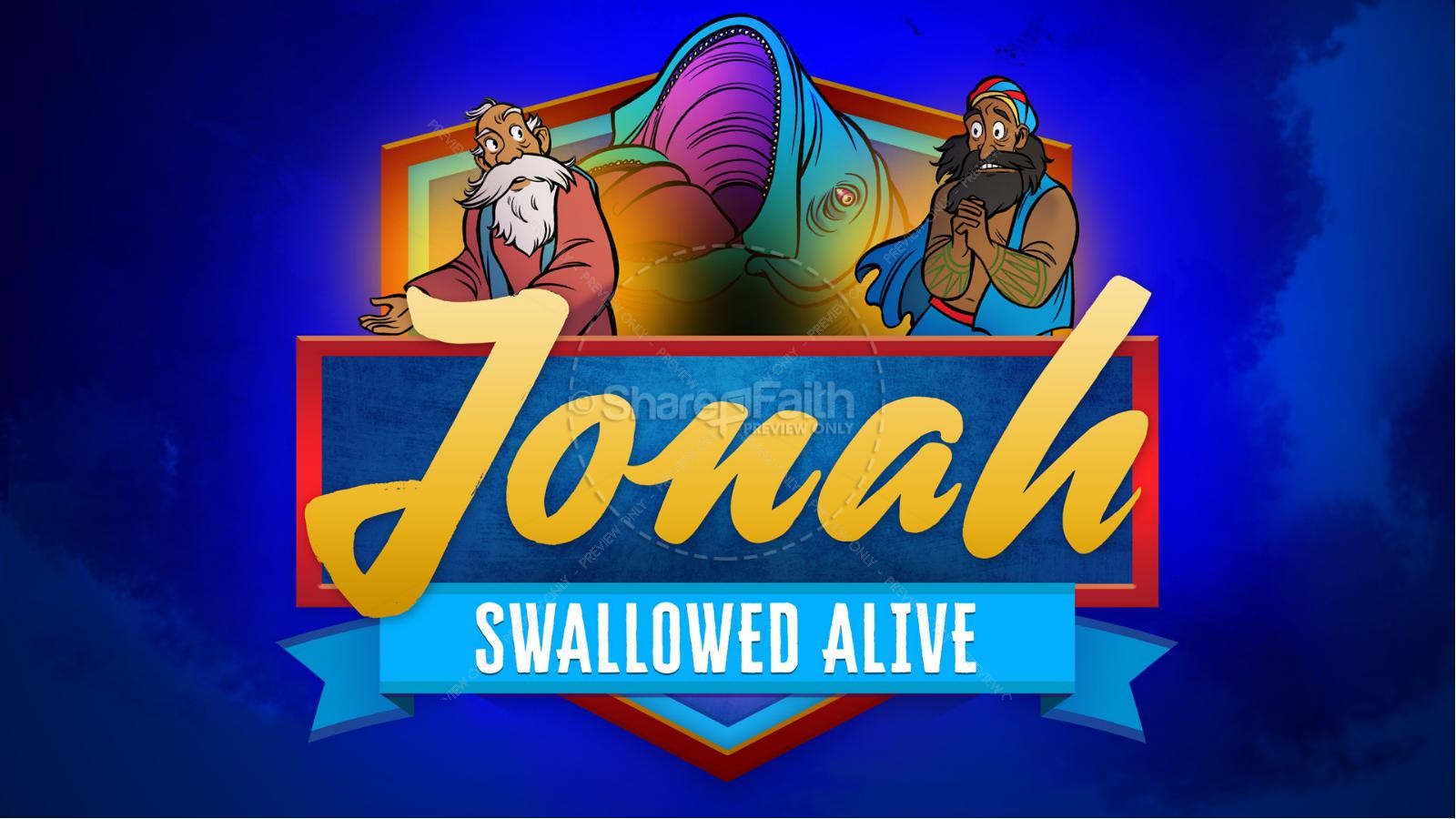 Jonah 1 Swallowed Alive Kids Bible Story Thumbnail 1