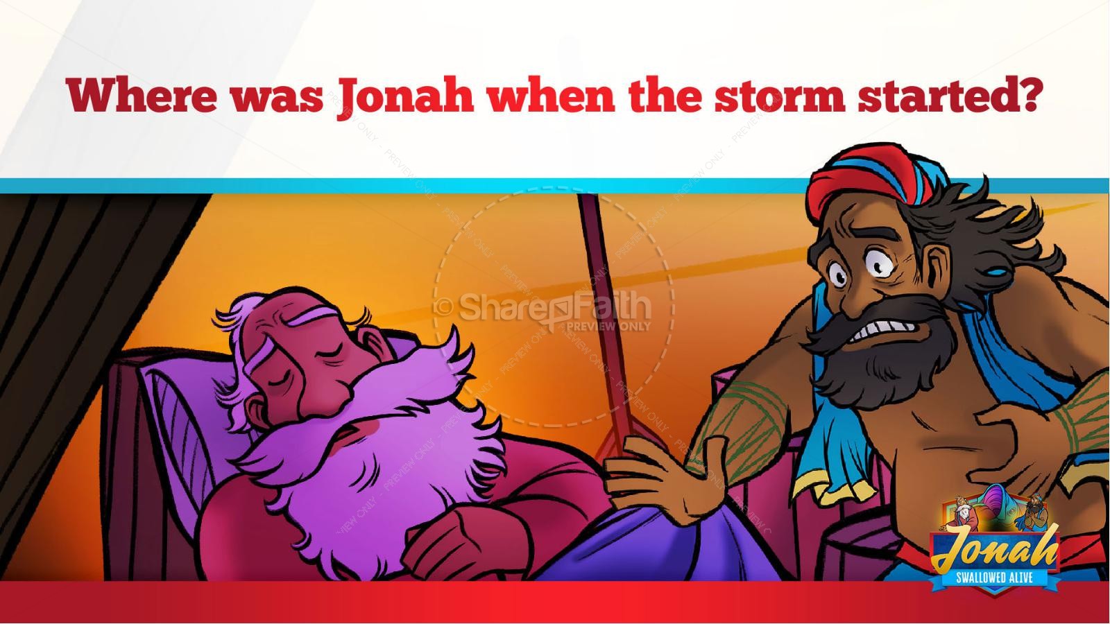 Jonah 1 Swallowed Alive Kids Bible Story Thumbnail 19