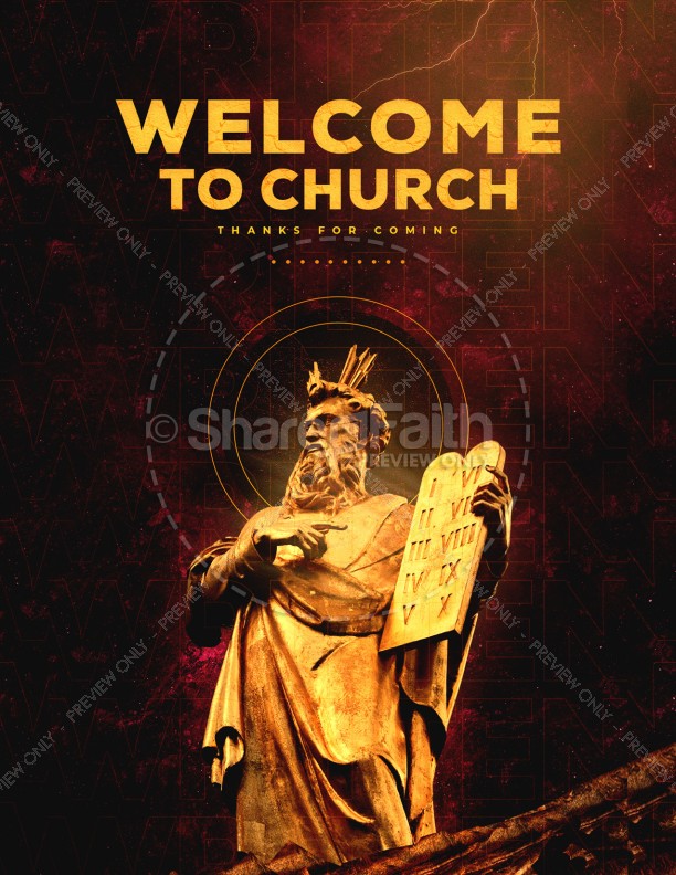 Written In Stone Church Flyer Thumbnail Showcase