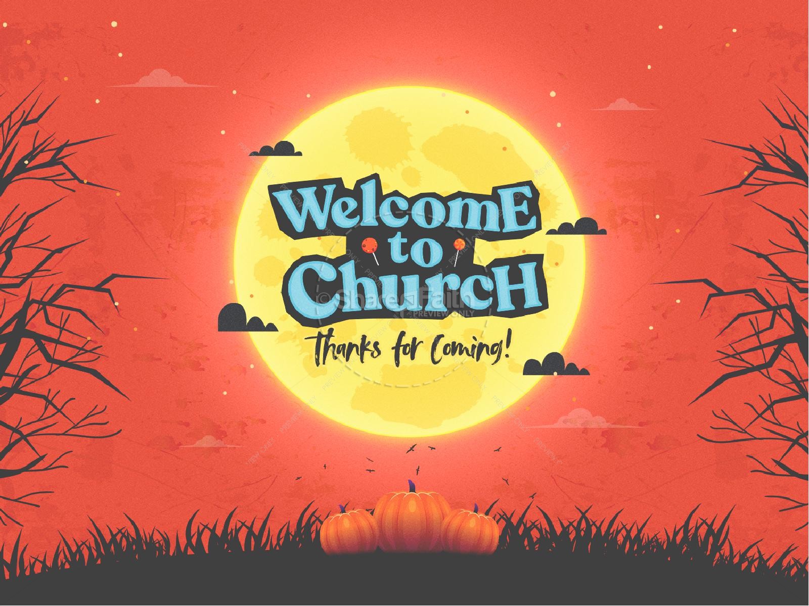Trunk Or Treat Pumpkins Church PowerPoint Thumbnail 2