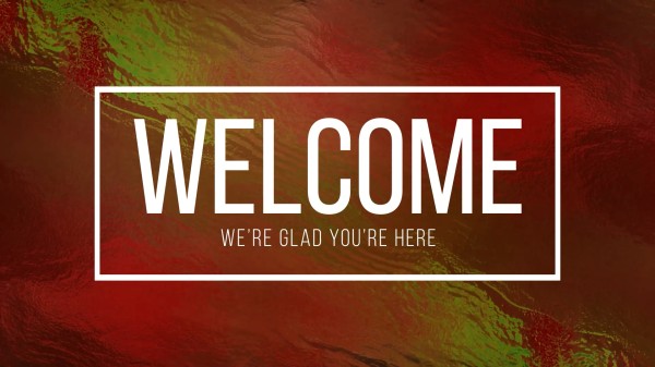 Welcome Colorful Texture Motion Graphic