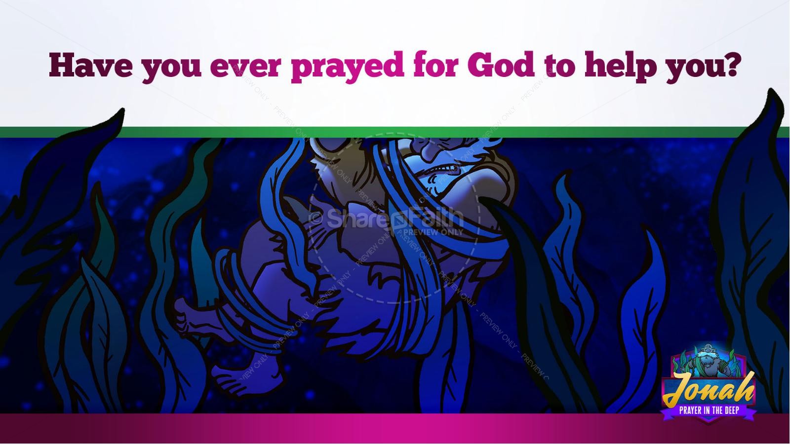 Jonah 2 Prayer in the Deep Kids Bible Story Thumbnail 22