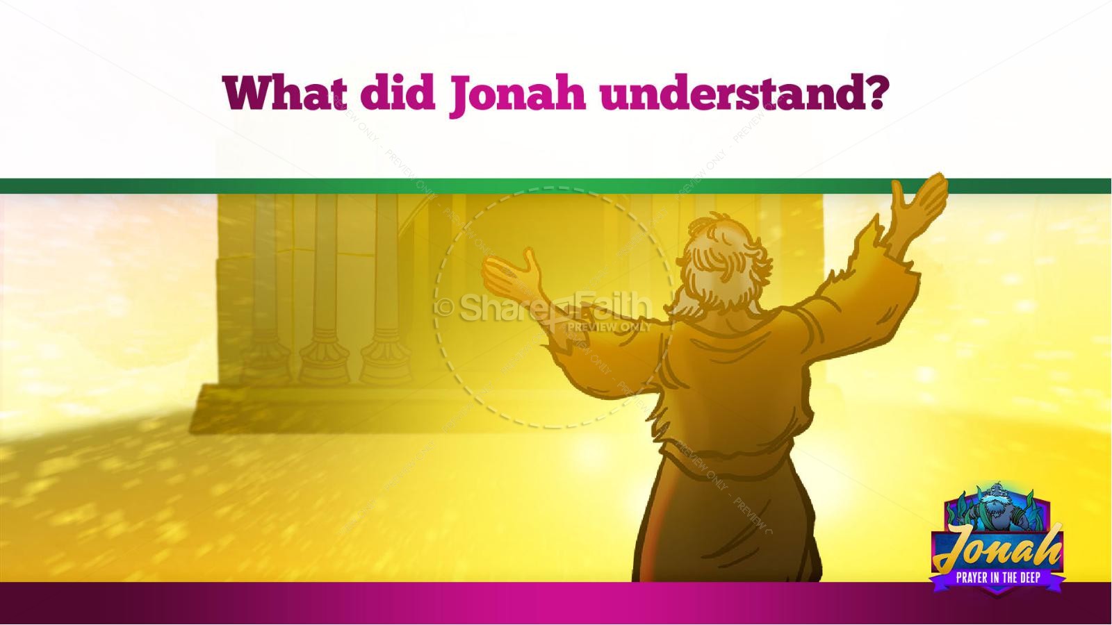 Jonah 2 Prayer in the Deep Kids Bible Story Thumbnail 32