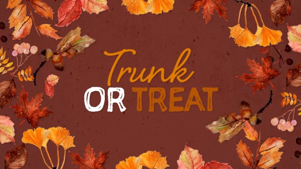 Autumn Events Trunk or Treat Church Motion