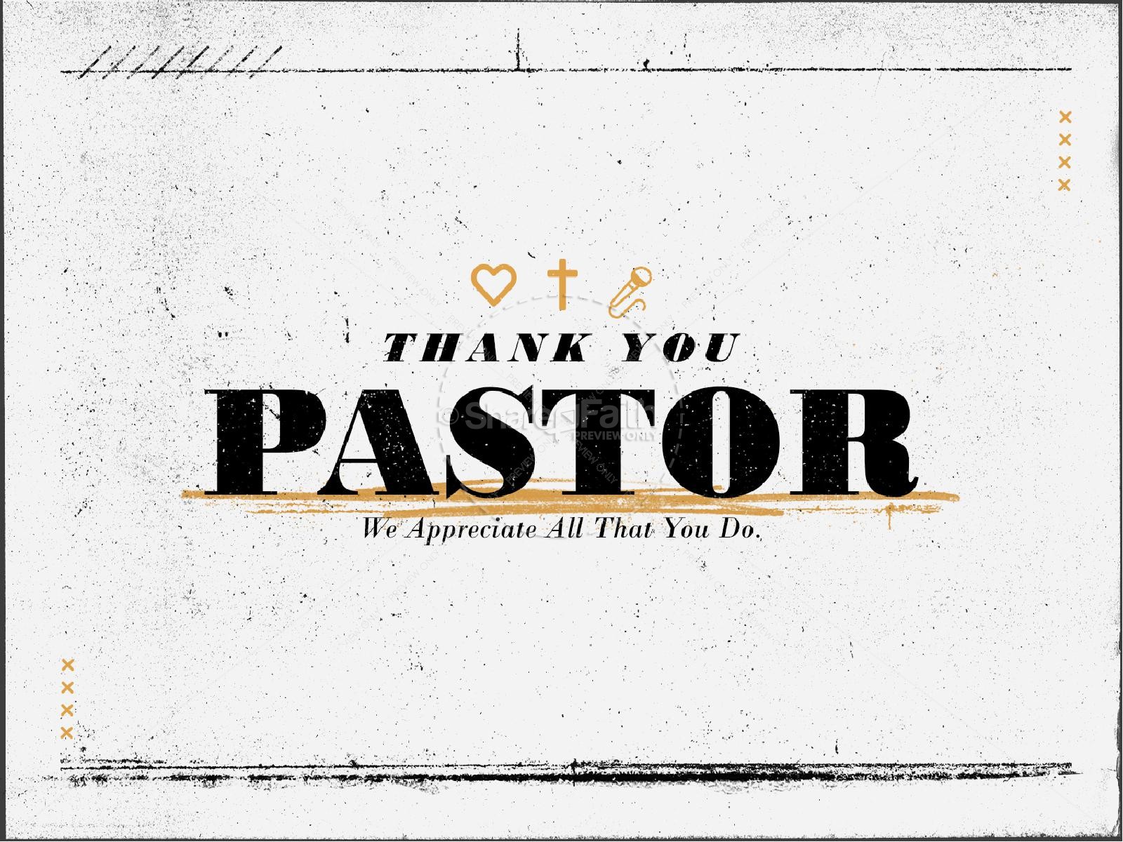 Pastor Appreciation Sunday Church PowerPoint Thumbnail 1