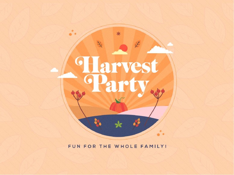 Harvest Party Orange Church PowerPoint