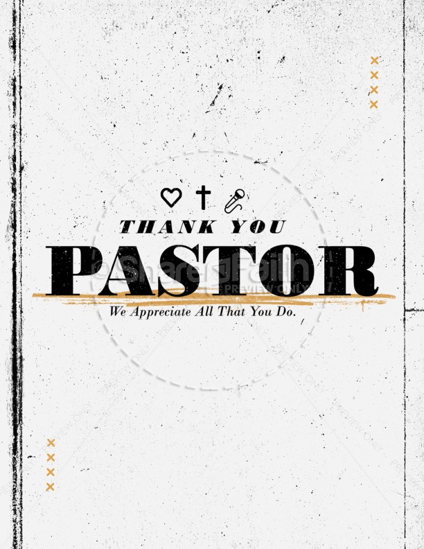 Pastor Appreciation Sunday Church Flyer Thumbnail Showcase