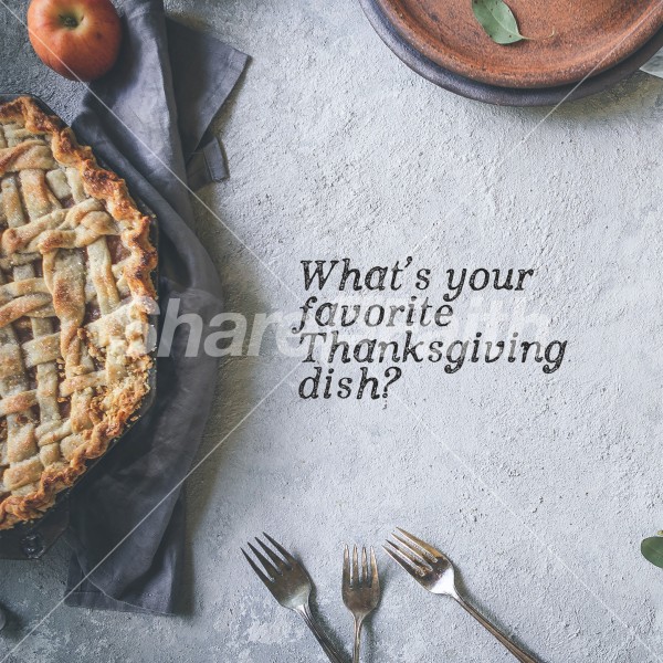 Thanksgiving Dish Social Media Graphic Thumbnail Showcase