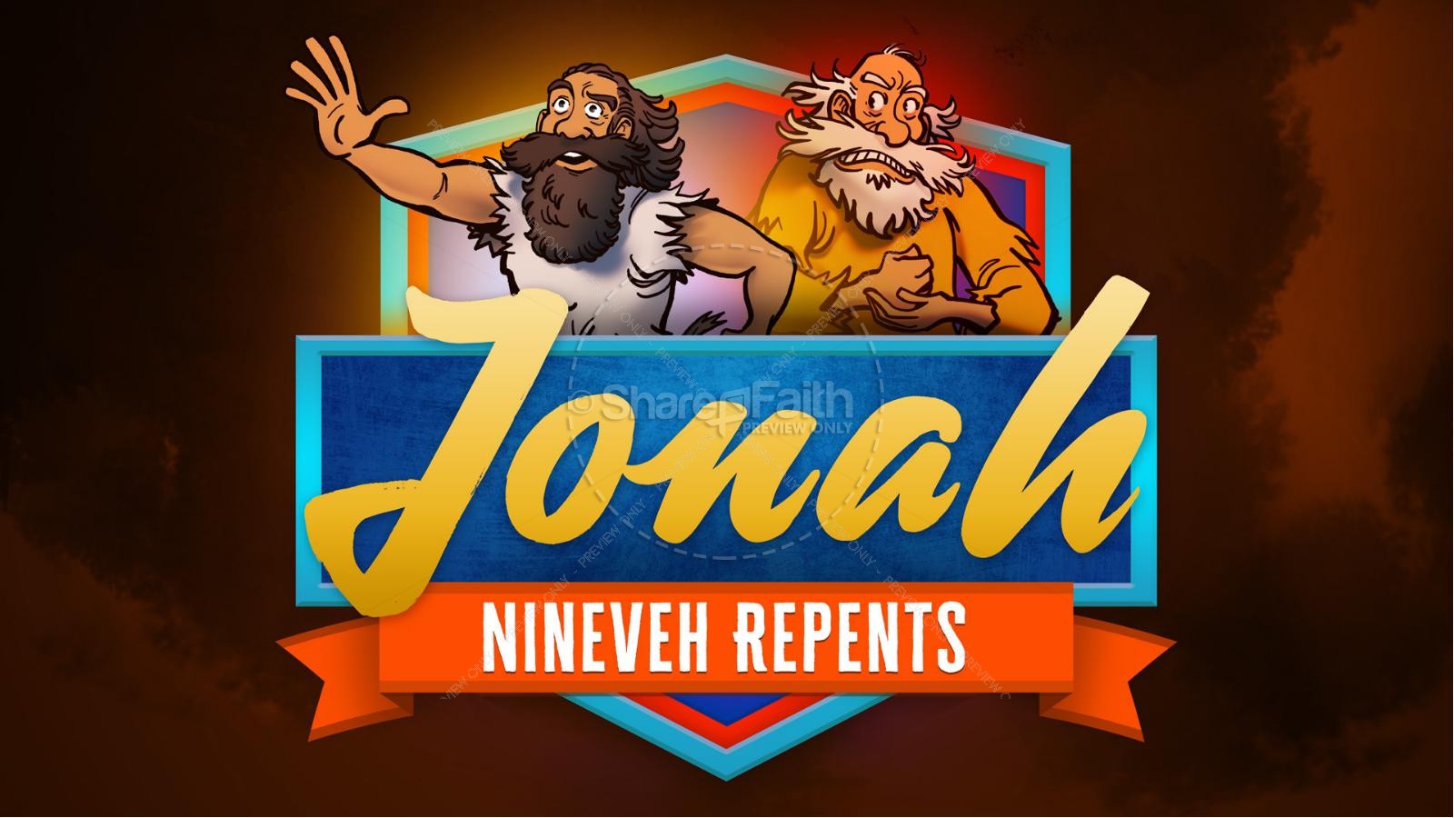Jonah 3 Nineveh Repents Kids Bible Story Thumbnail 1