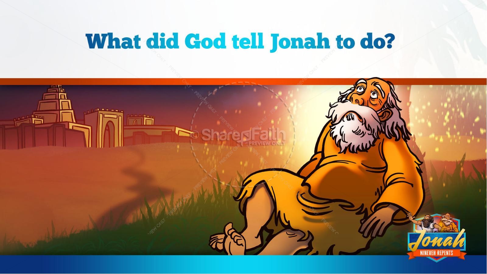 Jonah 3 Nineveh Repents Kids Bible Story