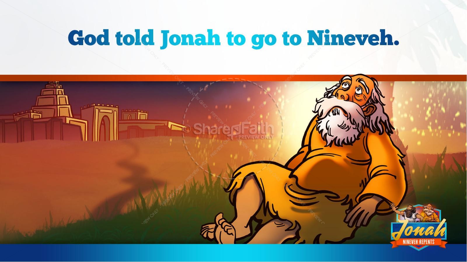 Jonah 3 Nineveh Repents Kids Bible Story Thumbnail 12