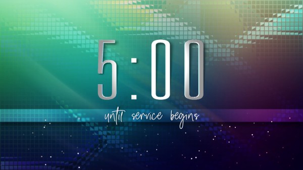 5min Countdown Collide Church Motion Graphics