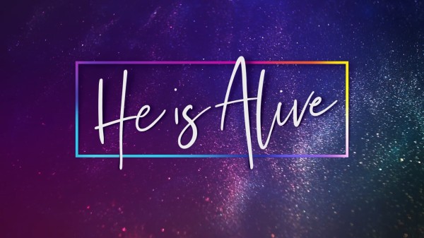 He Is Alive Shimmer Church Motion Graphics