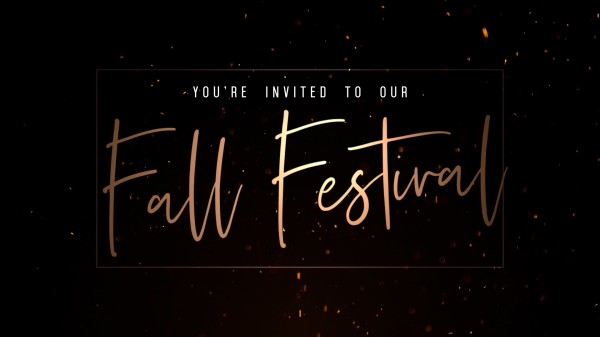 Fall Festival Ember Church Motion Graphic