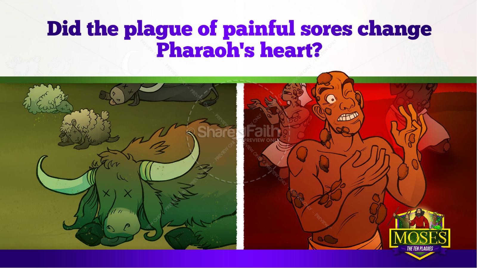 Exodus 5 The Ten Plagues Kids Bible Story for Kids Thumbnail 23