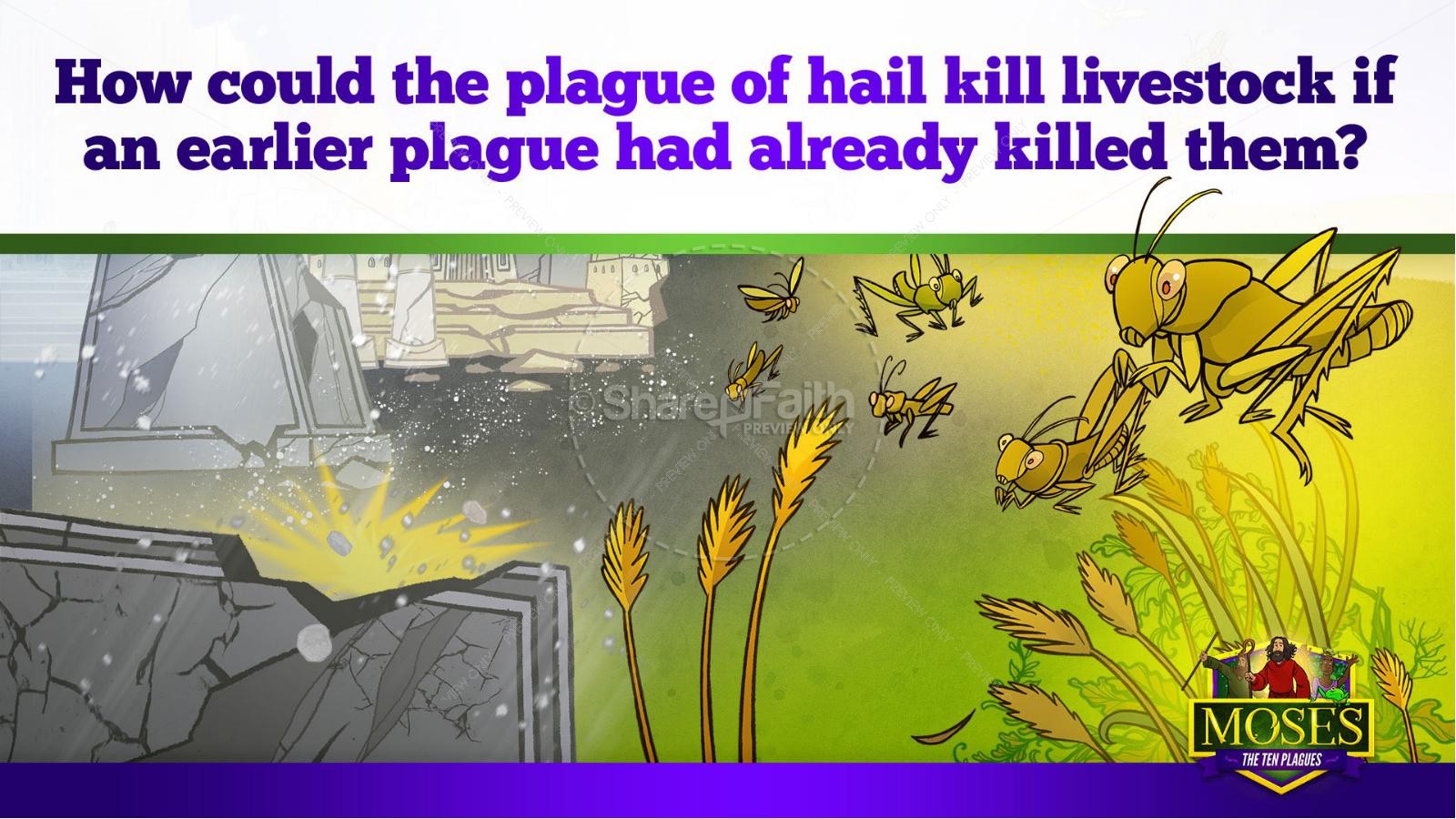 Exodus 5 The Ten Plagues Kids Bible Story for Kids Thumbnail 29