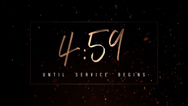5min Countdown Ember Church Motion Graphics