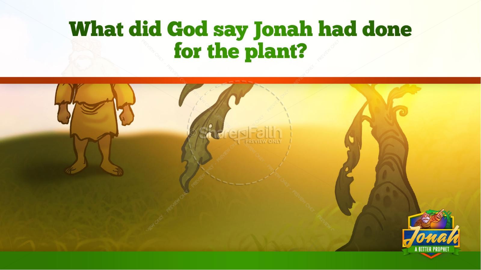 Jonah 4 A Bitter Prophet Kids Bible Story Thumbnail 31