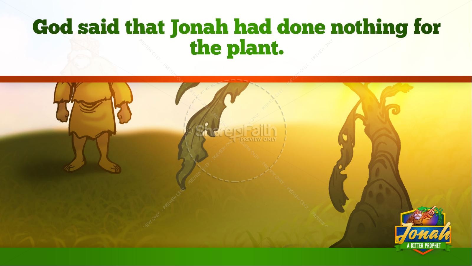 Jonah 4 A Bitter Prophet Kids Bible Story Thumbnail 32
