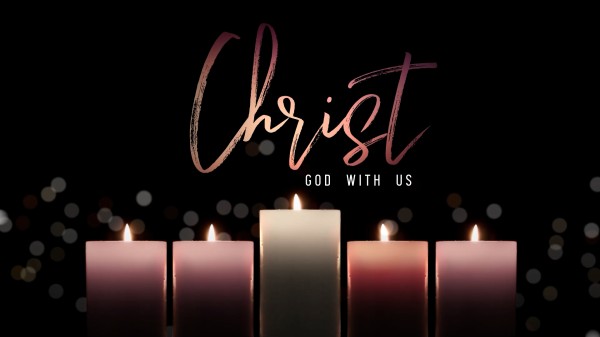 Christ Title Advent Candlelight Graphics 