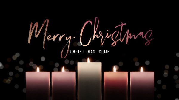 Merry Christmas Advent Candlelight Graphics 