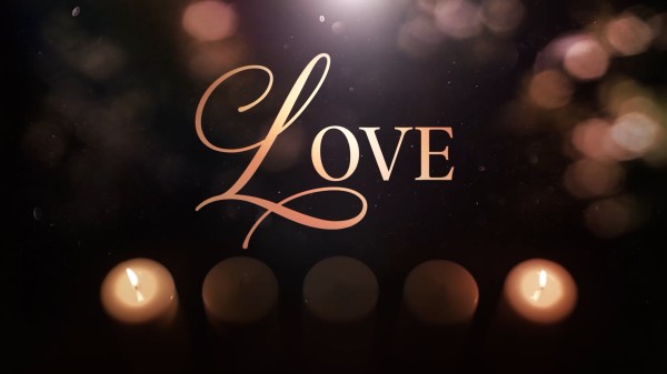 Love Title Advent Glow Church Motion Graphics