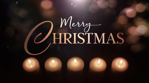 Merry Christmas Advent Glow Church Motion Graphics