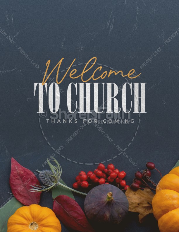 Always Grateful Thanksgiving Church Flyer Thumbnail Showcase