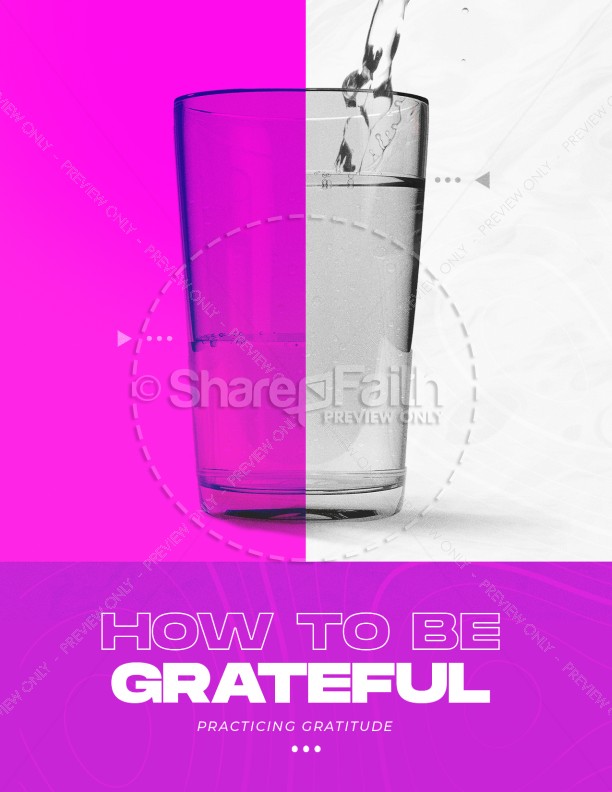 How To Be Grateful Church Flyer Thumbnail Showcase
