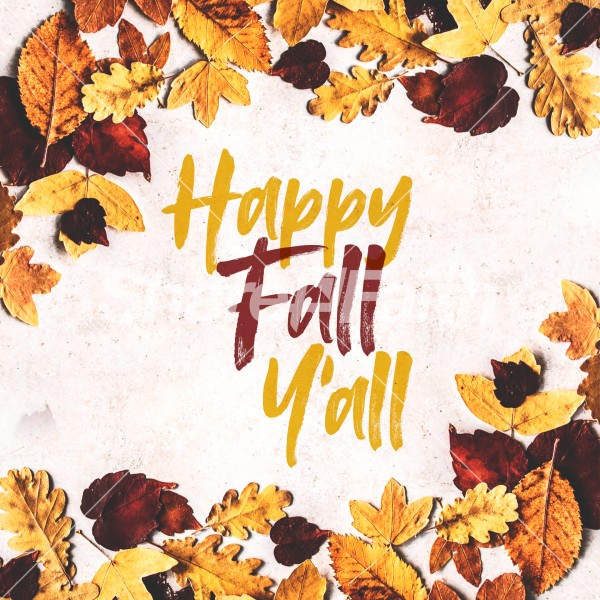 Happy Fall Ya'll Social Graphics Thumbnail Showcase