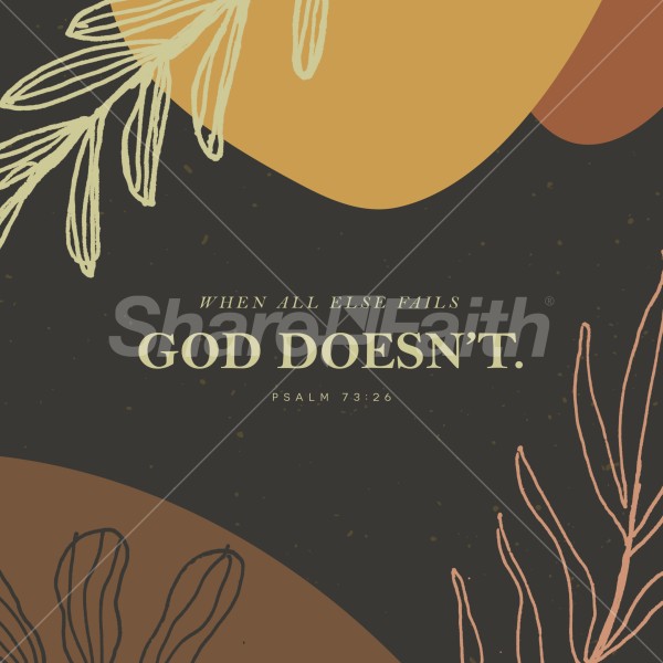 God Doesn't Fail Social Graphics Thumbnail Showcase