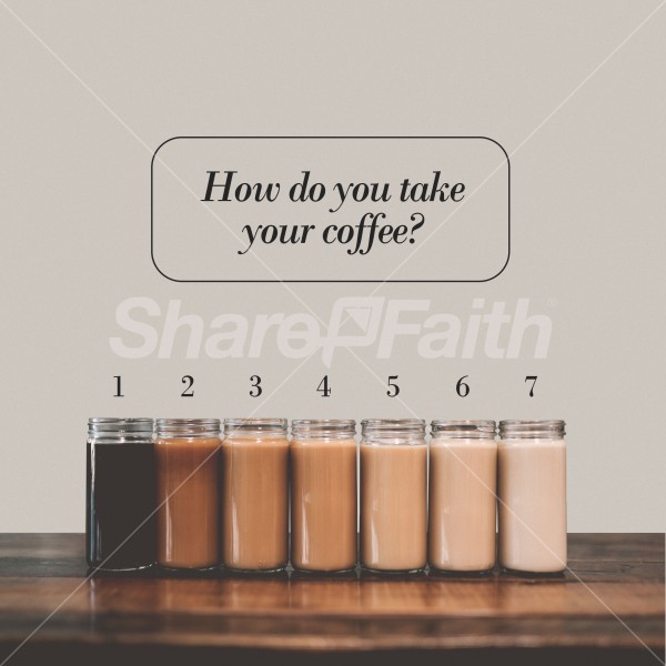 How Do You Take Your Coffee Social Graphics Thumbnail Showcase