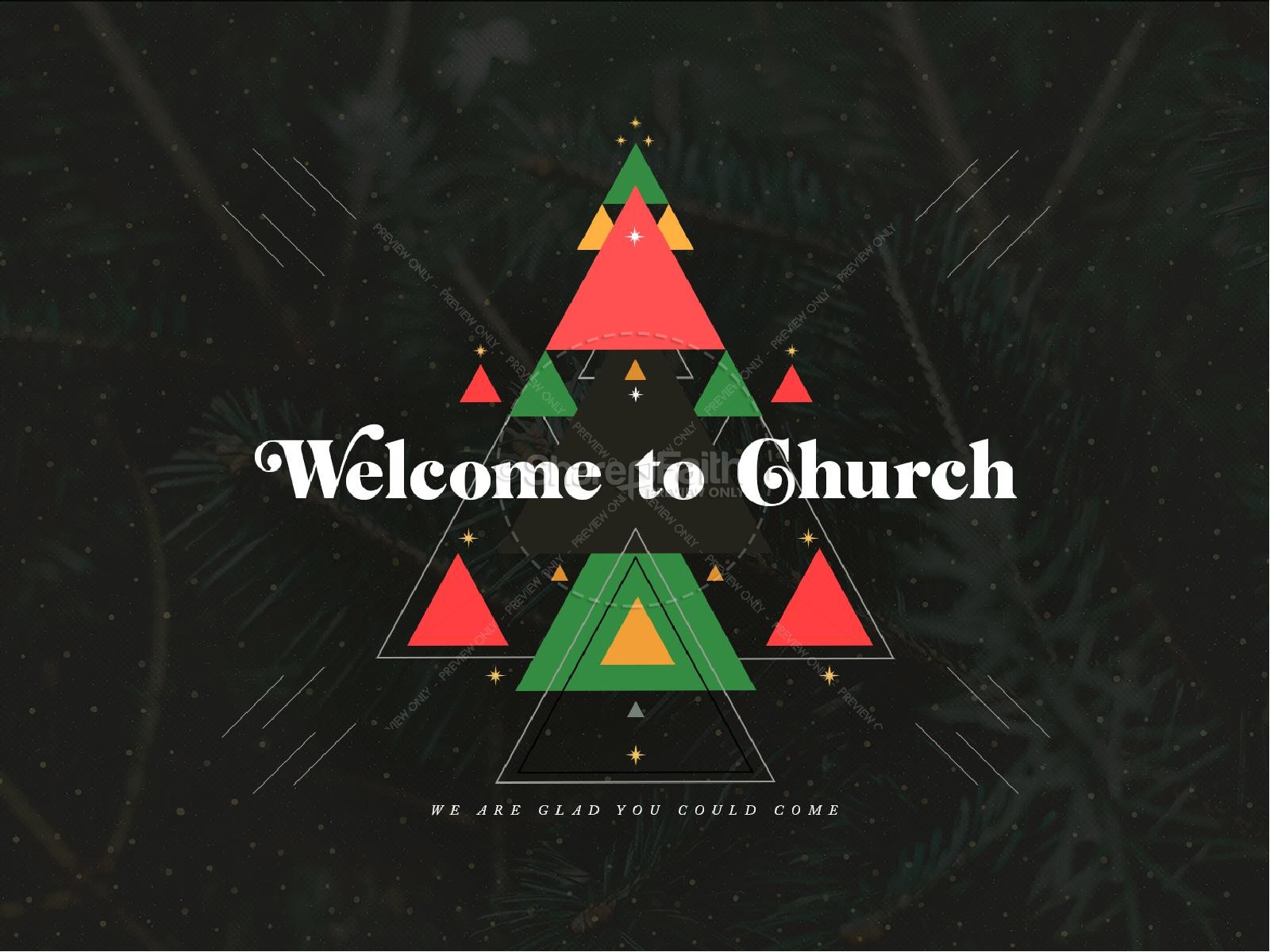 Merry Christmas Savior Church PowerPoint Thumbnail 2