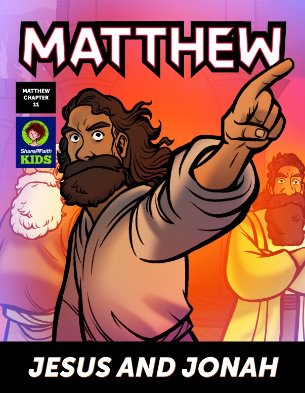 Matthew 12 Jesus and Jonah Digital Comic Thumbnail Showcase