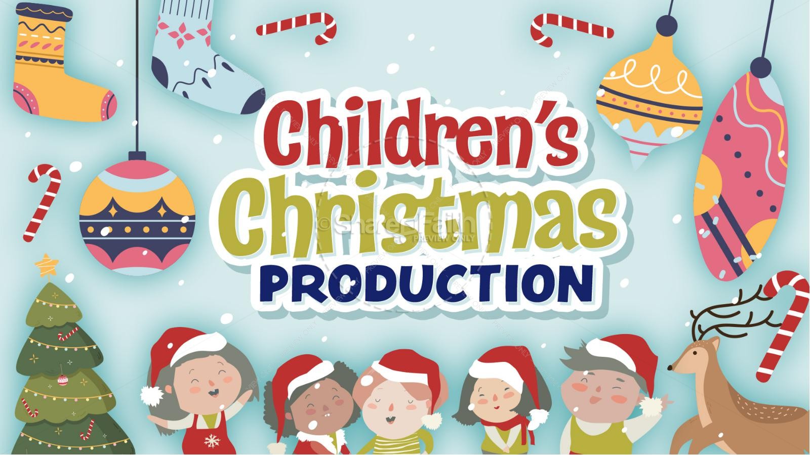 Children's Christmas Production Church Title Graphics 2 Thumbnail 1