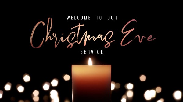 Welcome Christmas Eve Candlelight Christmas Church Motion Graphics