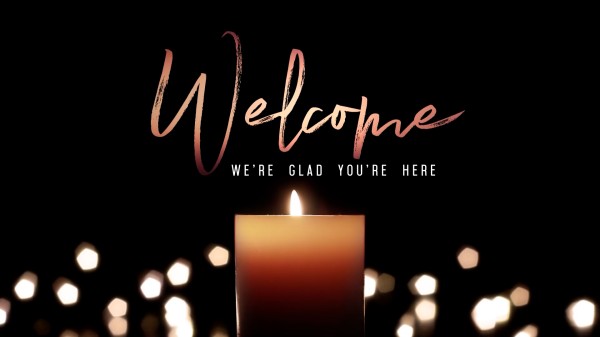 Welcome Candlelight Christmas Church Motion Graphics 2